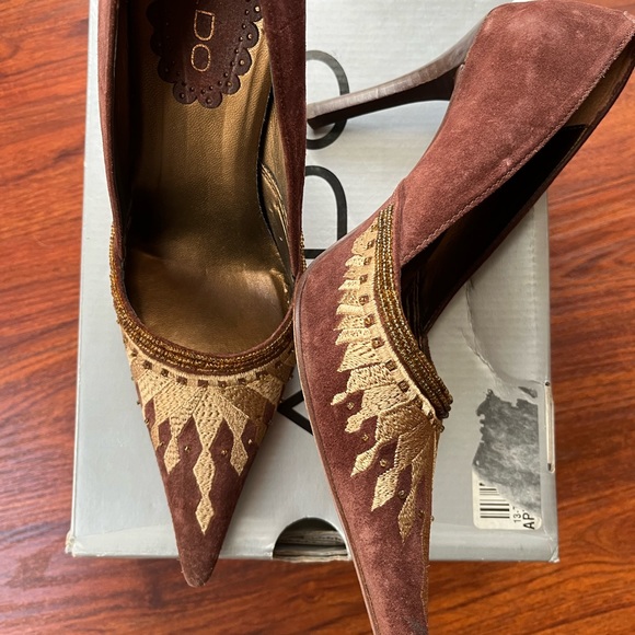Aldo pointy brown with beads - Picture 7 of 8